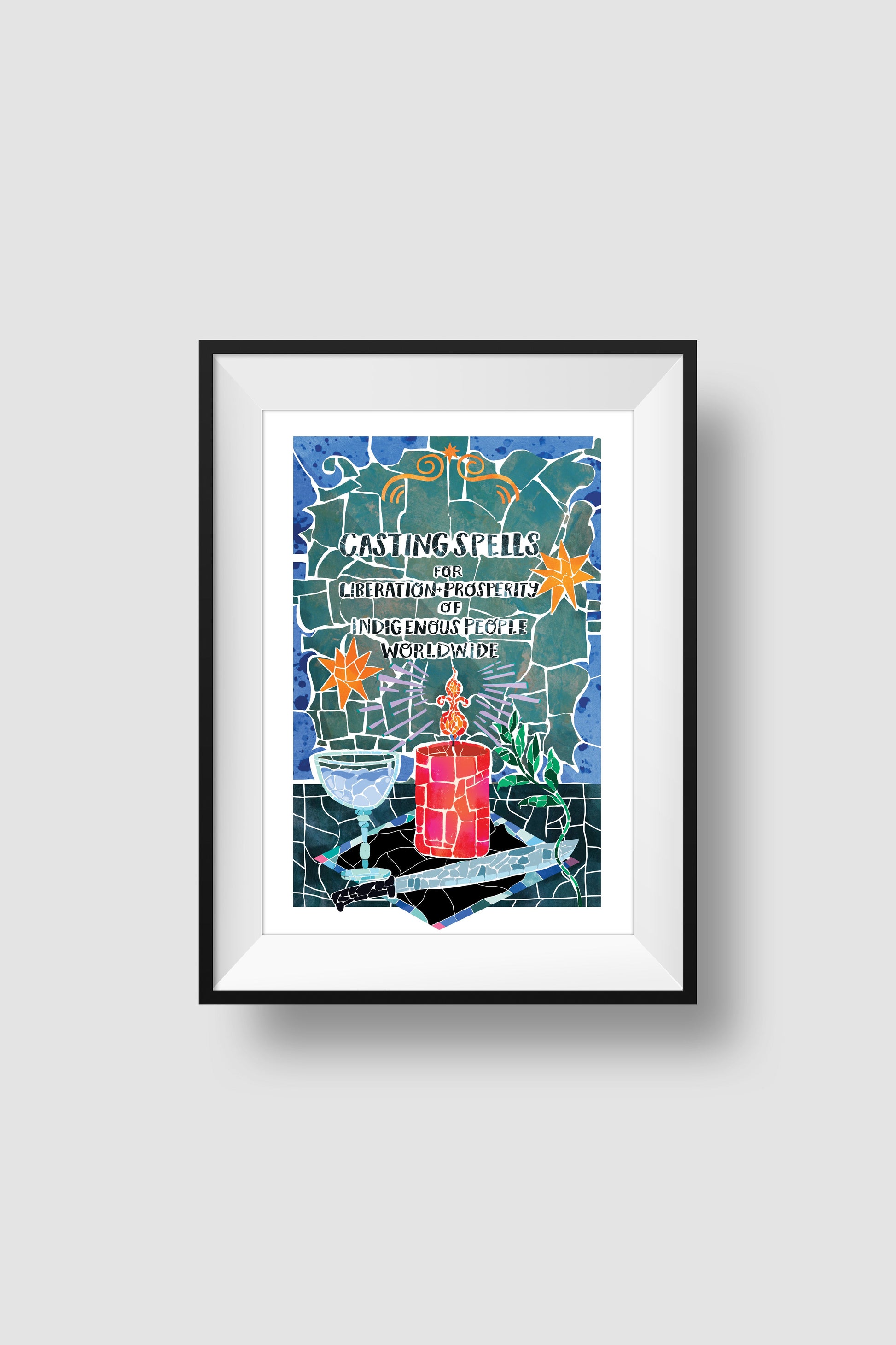 Casting Spells for Liberation Framed Poster Loveis Wise