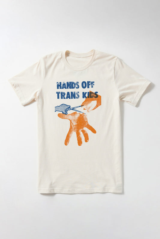 Hands Off Trans Kids T-Shirt Josh MacPhee