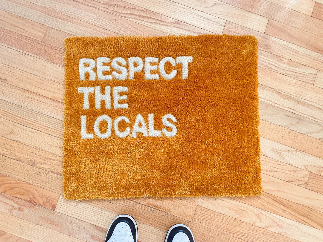 Respect the Locals Rug Milo Parker