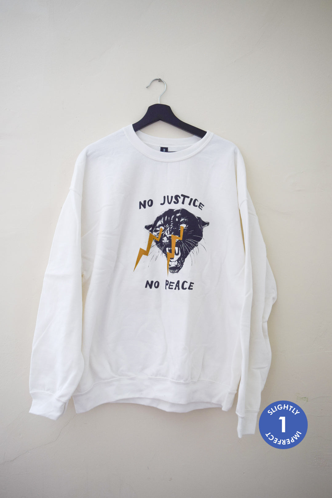 No Justice No Peace Sweatshirt Sample Sale