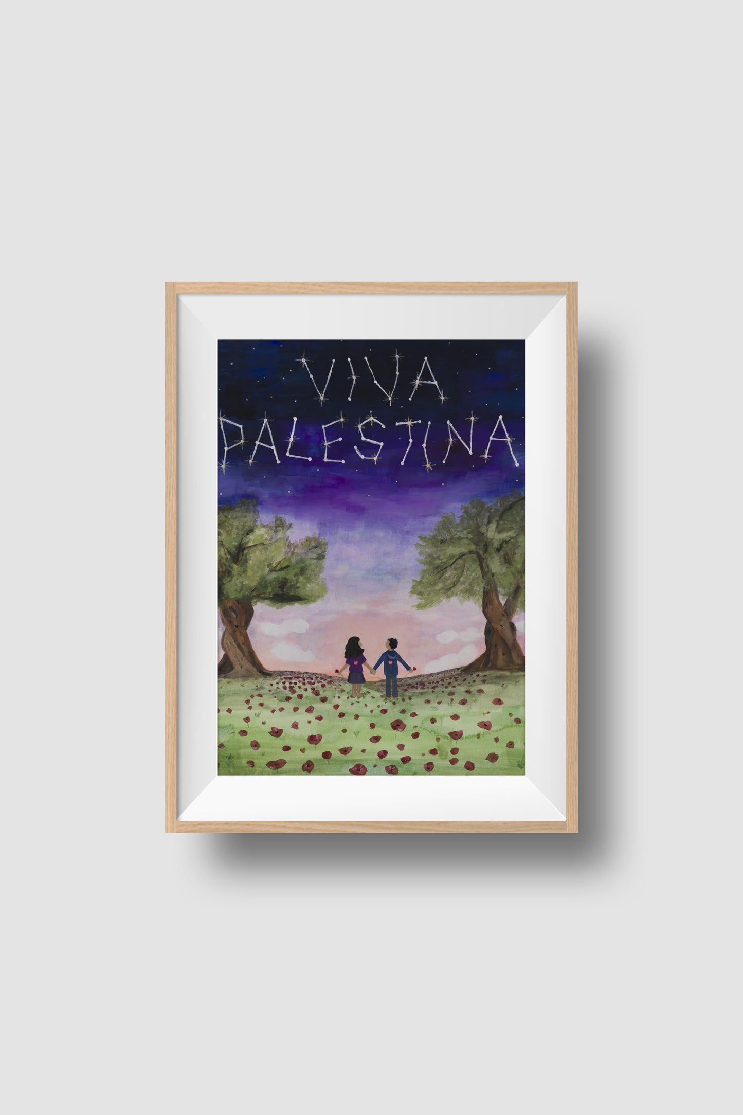 Viva Palestina Poster Jeannine Citlalli