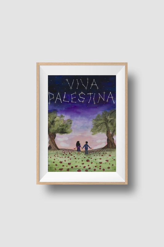 Viva Palestina Poster Jeannine Citlalli