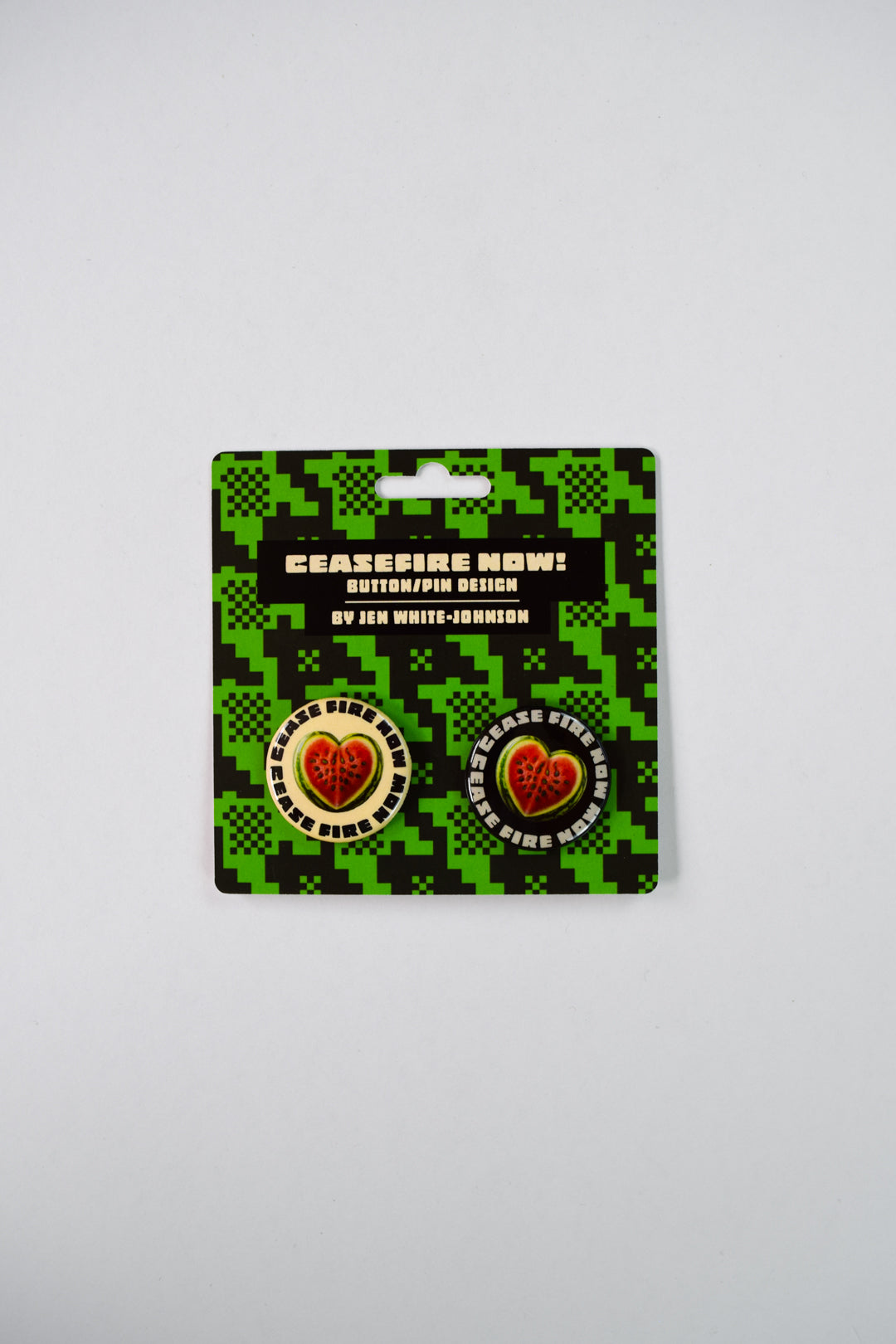 Ceasefire Now! Button Set Jennifer White-Johnson