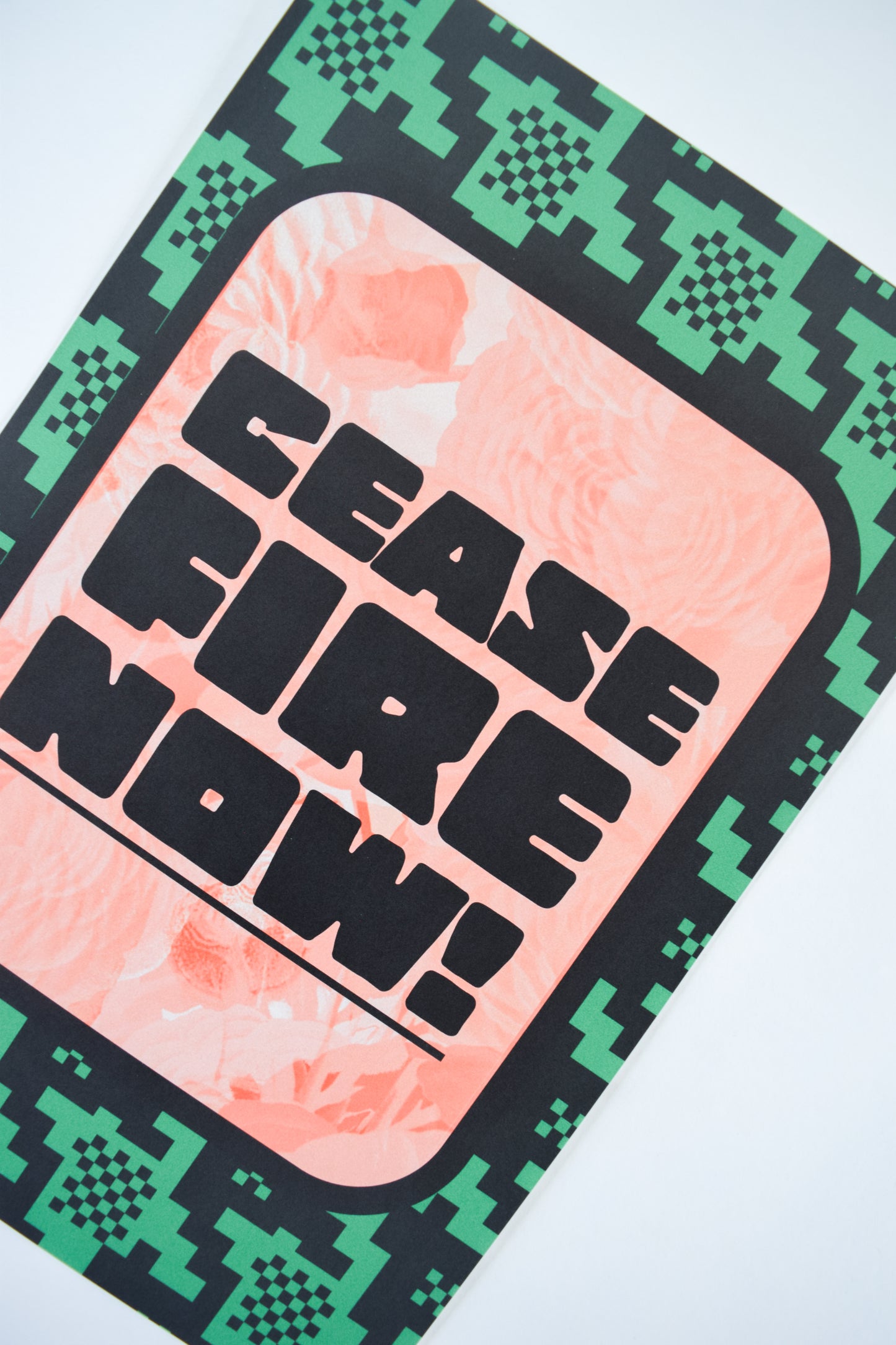 Ceasefire Now! Poster Jennifer White-Johnson
