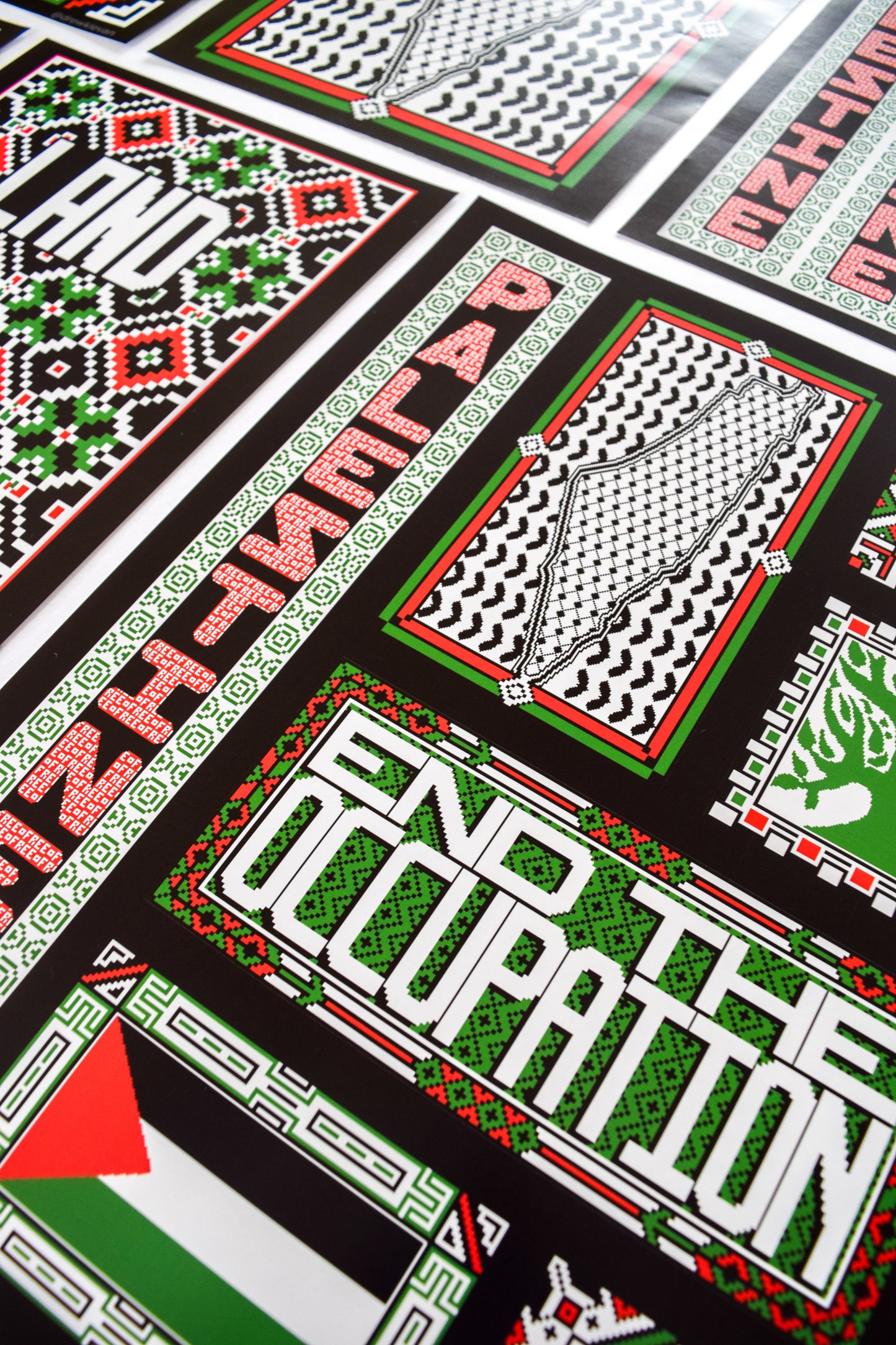 Free Palestine! Poster Pack Drew LeVan