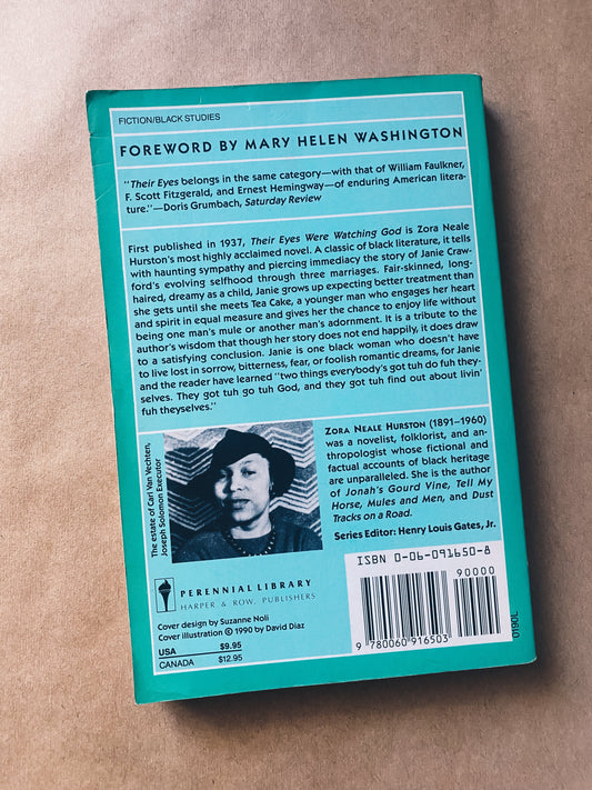 Their Eyes Were Watching God by Zora Neale Hurston Cree Myles