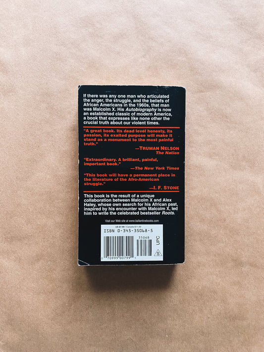 Autobiography of Malcolm X by Alex Haley Books Radical Roots