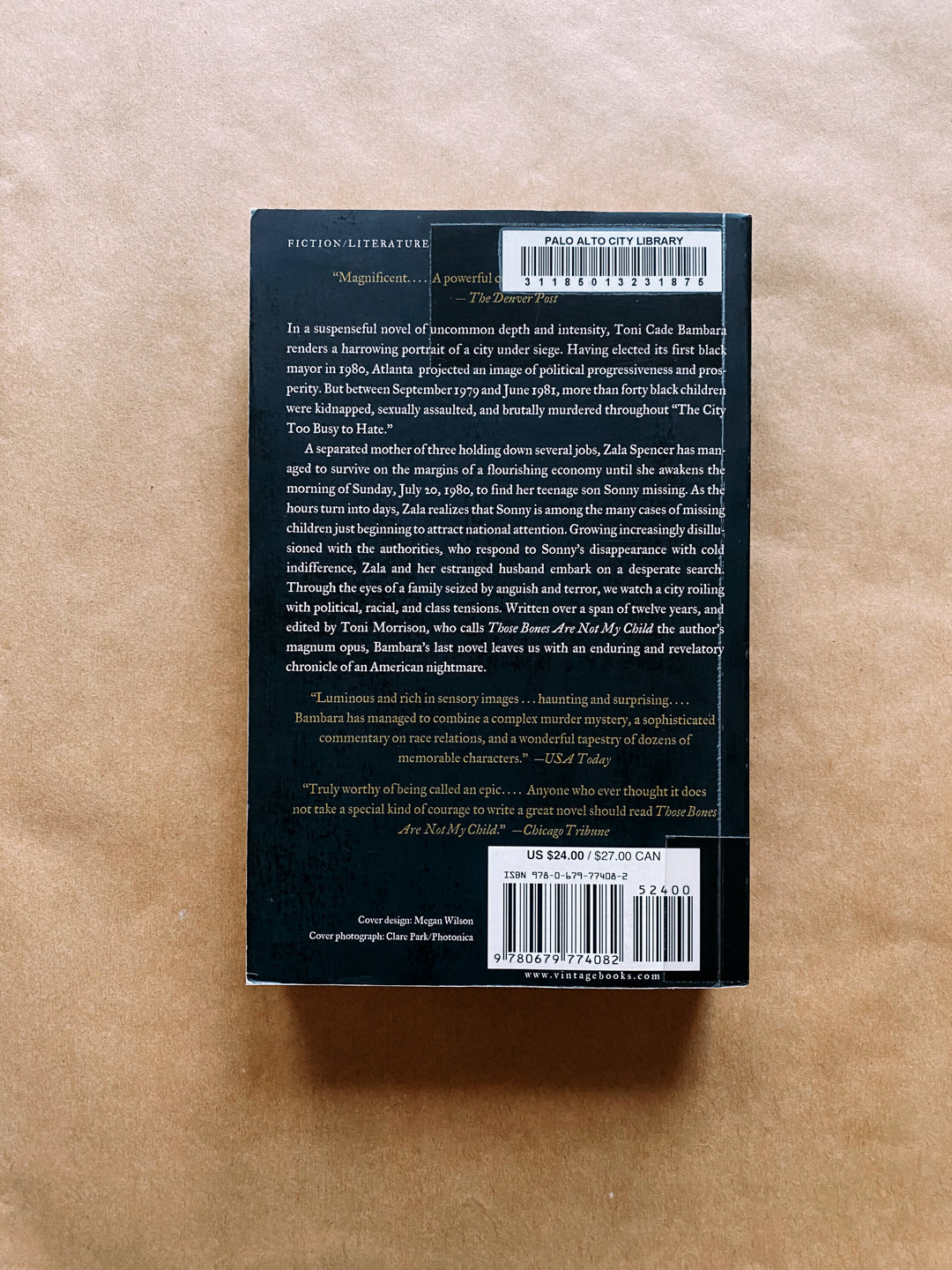 Those Bones Are Not My Child by Toni Cade Bambara (1999) Radical Roots