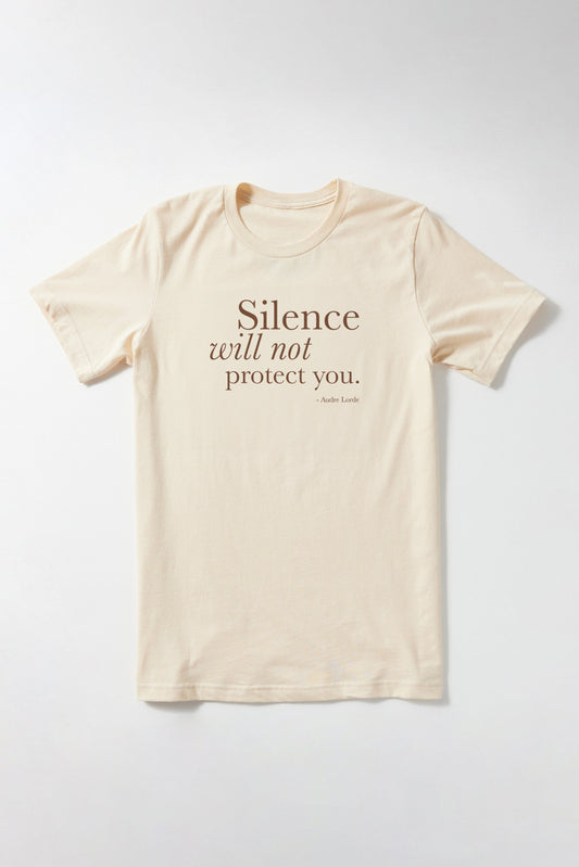 Silence Will Not Protect You T-Shirt Maryam Pugh