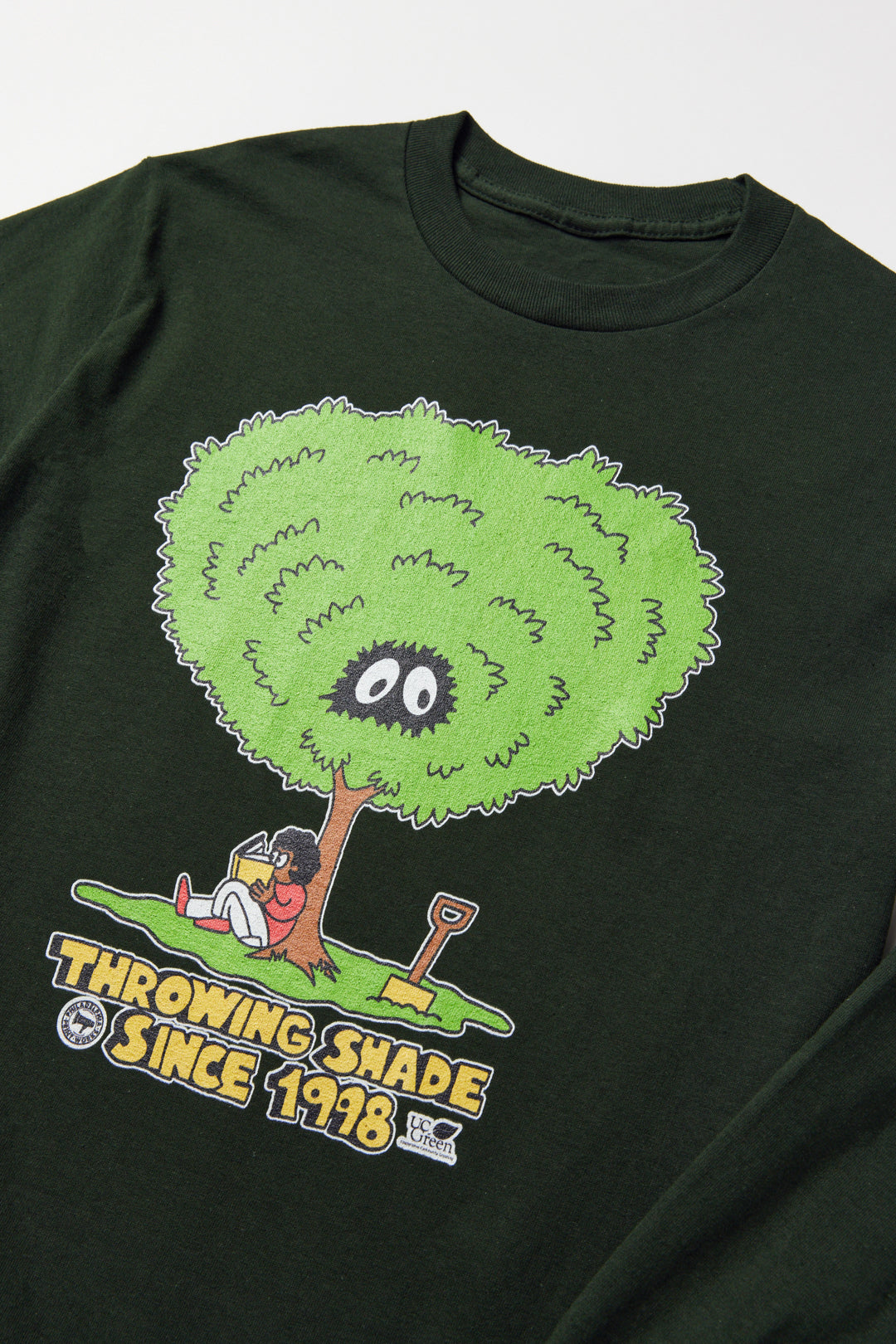 Throwing Shade Long Sleeve T-Shirt UC Green