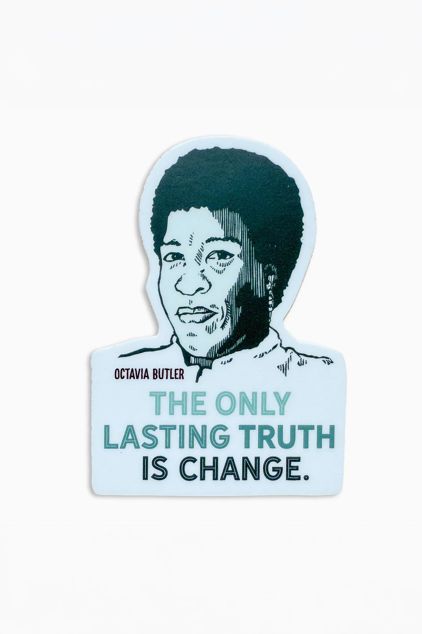 Octavia Butler Sticker Blackbird Letterpress