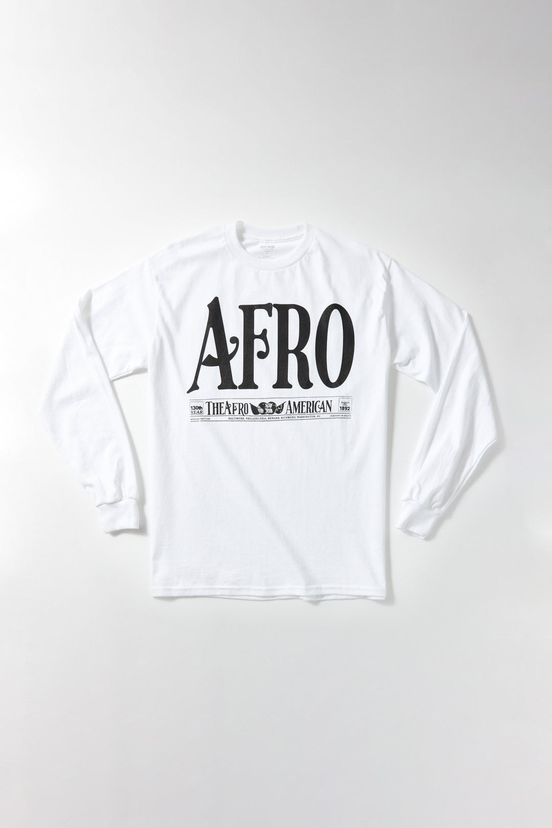 AFRO American Newspaper Longsleeve T-Shirt AFRO