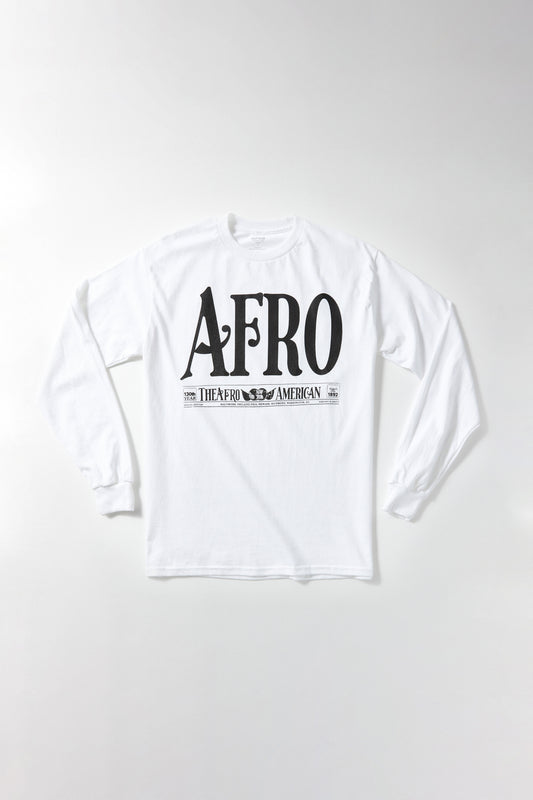 AFRO American Newspaper Longsleeve T-Shirt AFRO