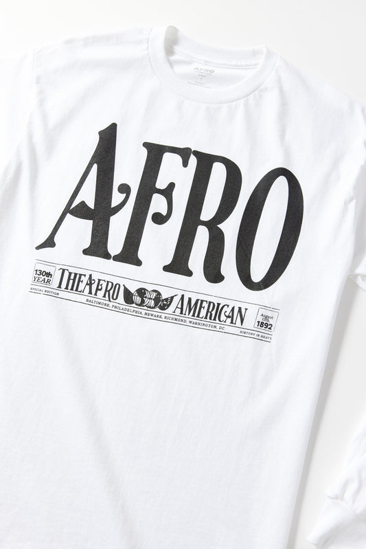 AFRO American Newspaper Longsleeve T-Shirt AFRO