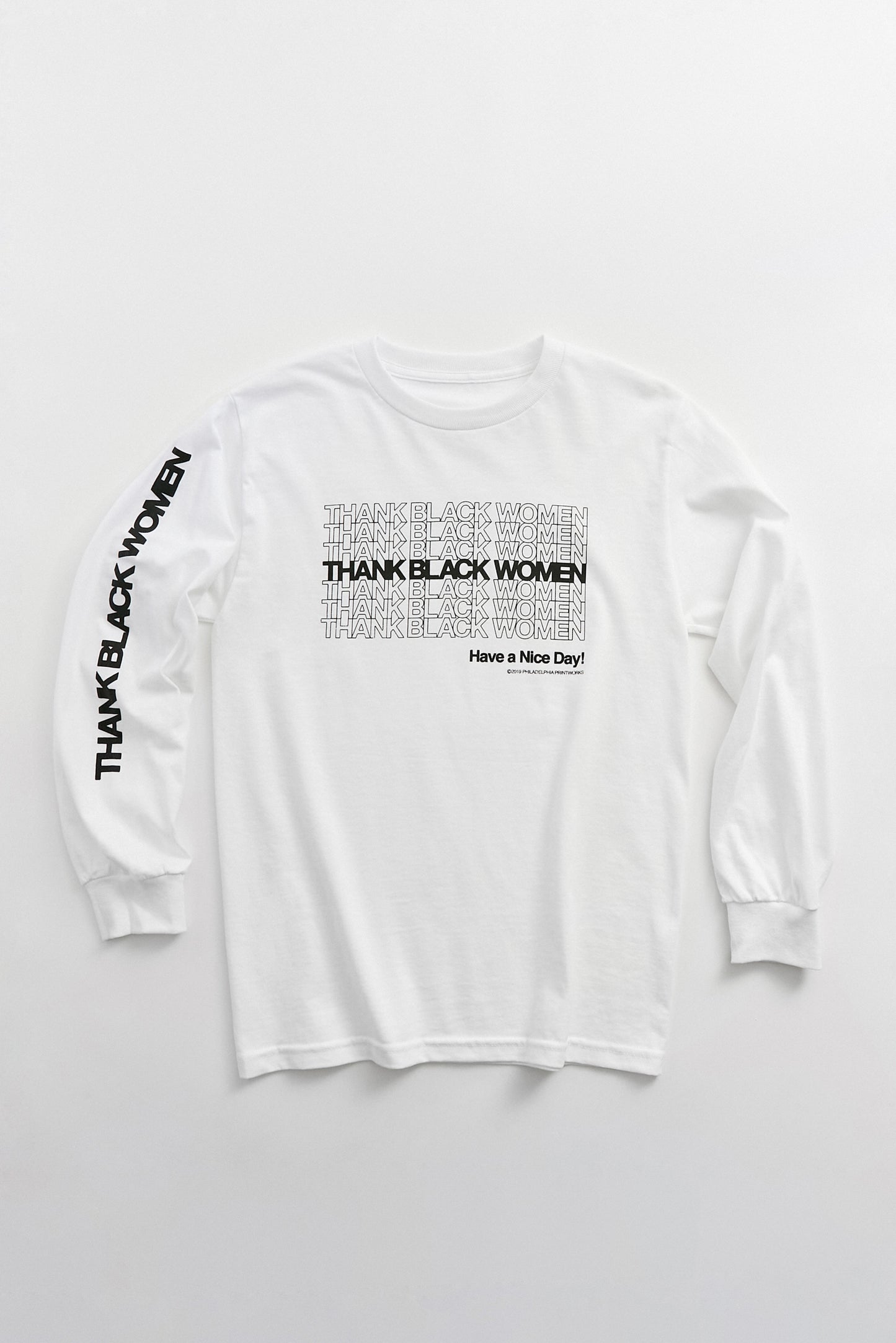 Thank Black Women Long Sleeve Shirt - Philadelphia Printworks