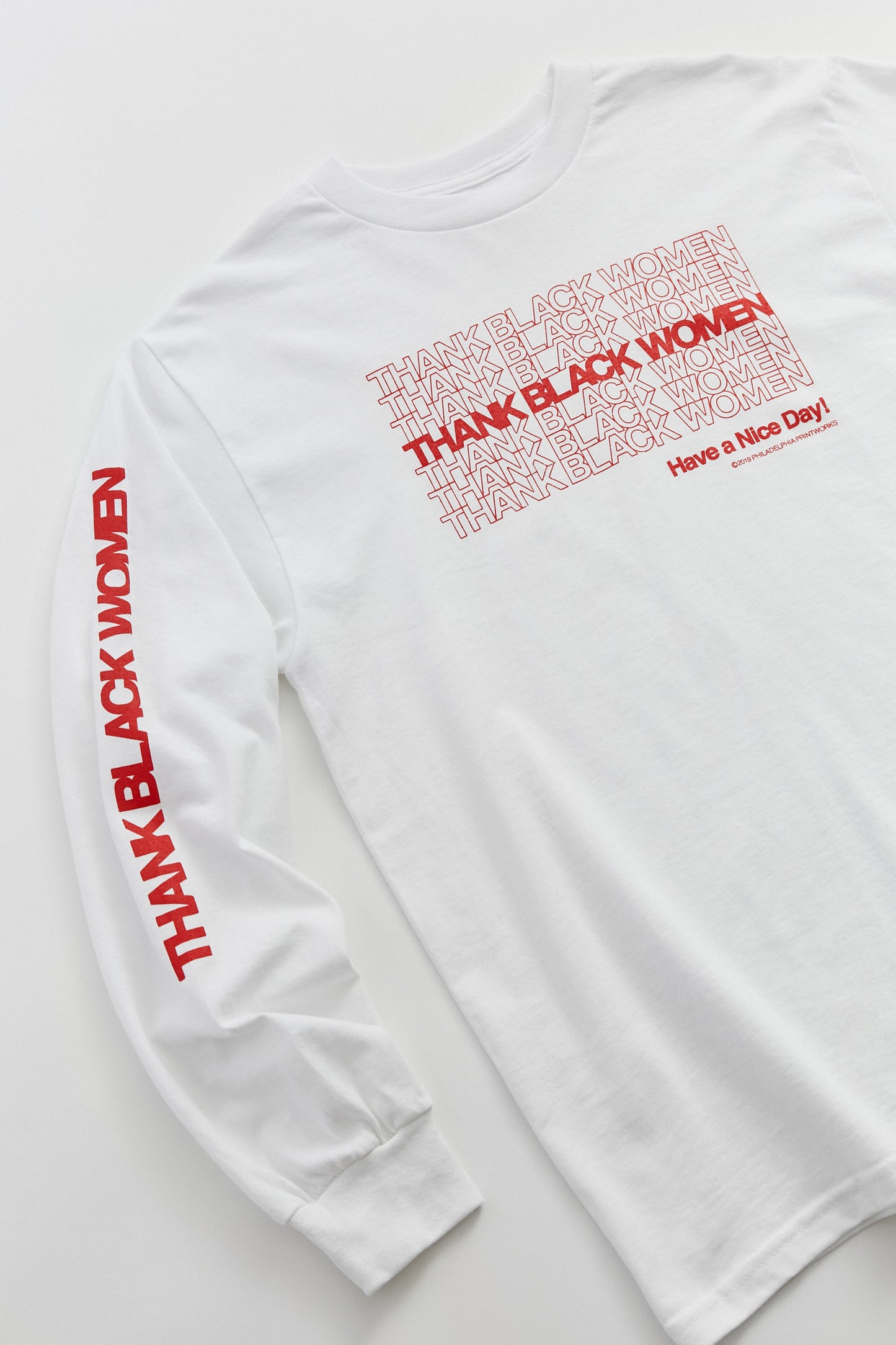 Thank Black Women Long Sleeve Shirt - Philadelphia Printworks