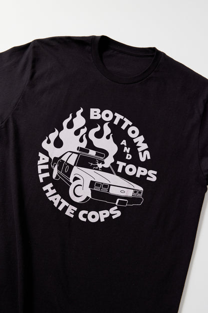 Bottoms and Tops All Hate Cops T-Shirt Mitch Wiesen