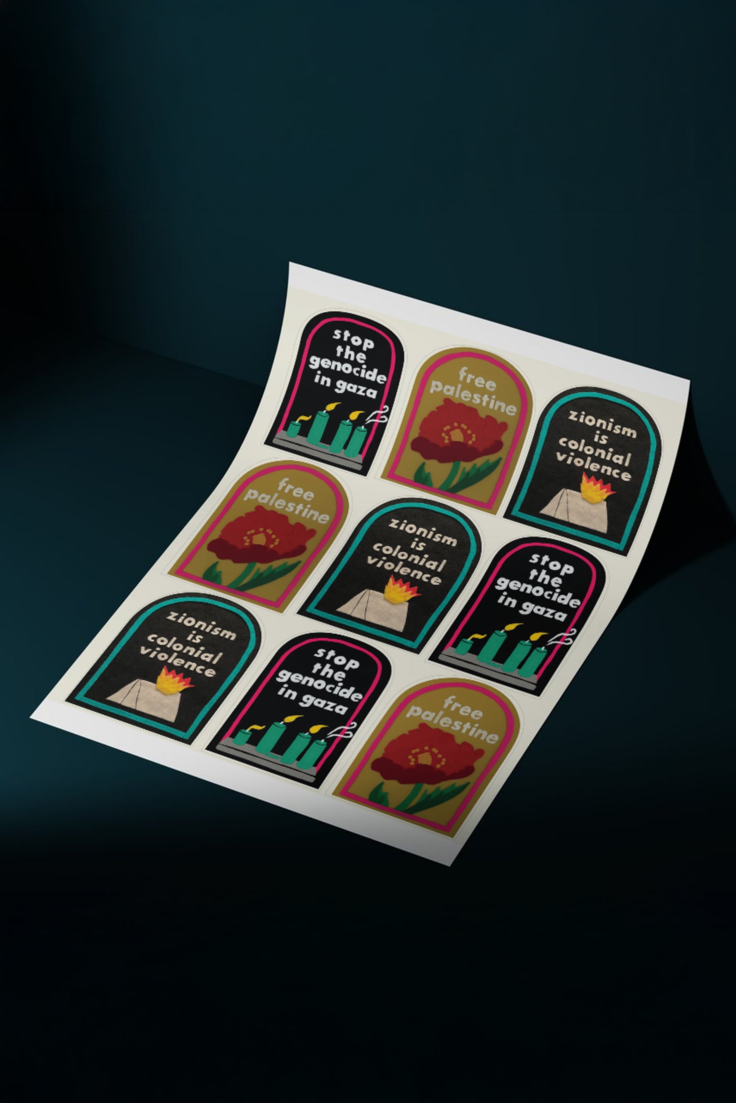 Free Palestine Sticker Pack