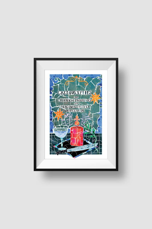 Casting Spells for Liberation Framed Poster Loveis Wise