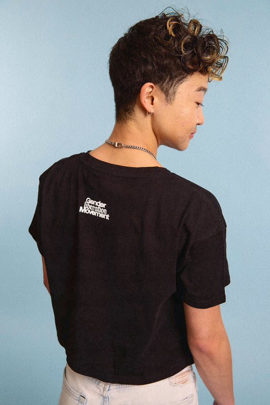 Hands Off My 'Mones Crop Top Gender Liberation Movement