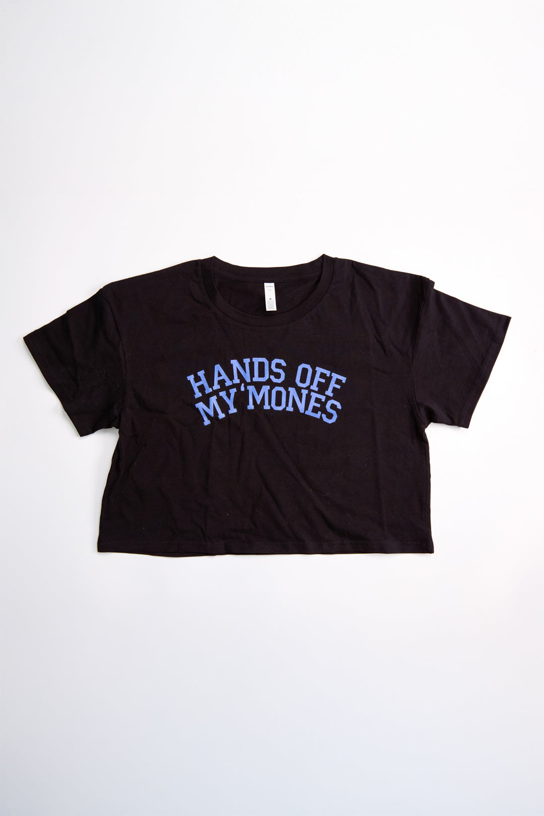 Hands Off My 'Mones Crop Top Gender Liberation Movement