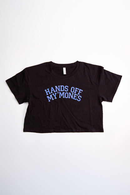 Hands Off My 'Mones Crop Top Gender Liberation Movement