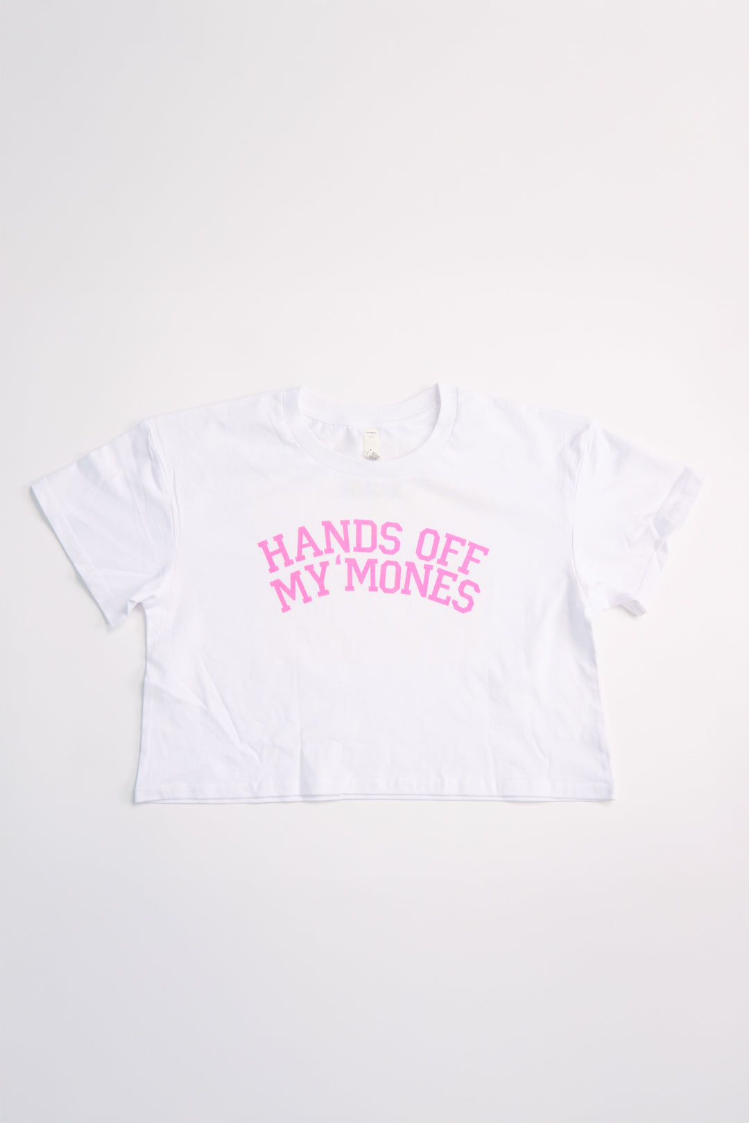 Hands Off My 'Mones Crop Top Gender Liberation Movement