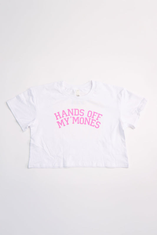 Hands Off My 'Mones Crop Top Gender Liberation Movement