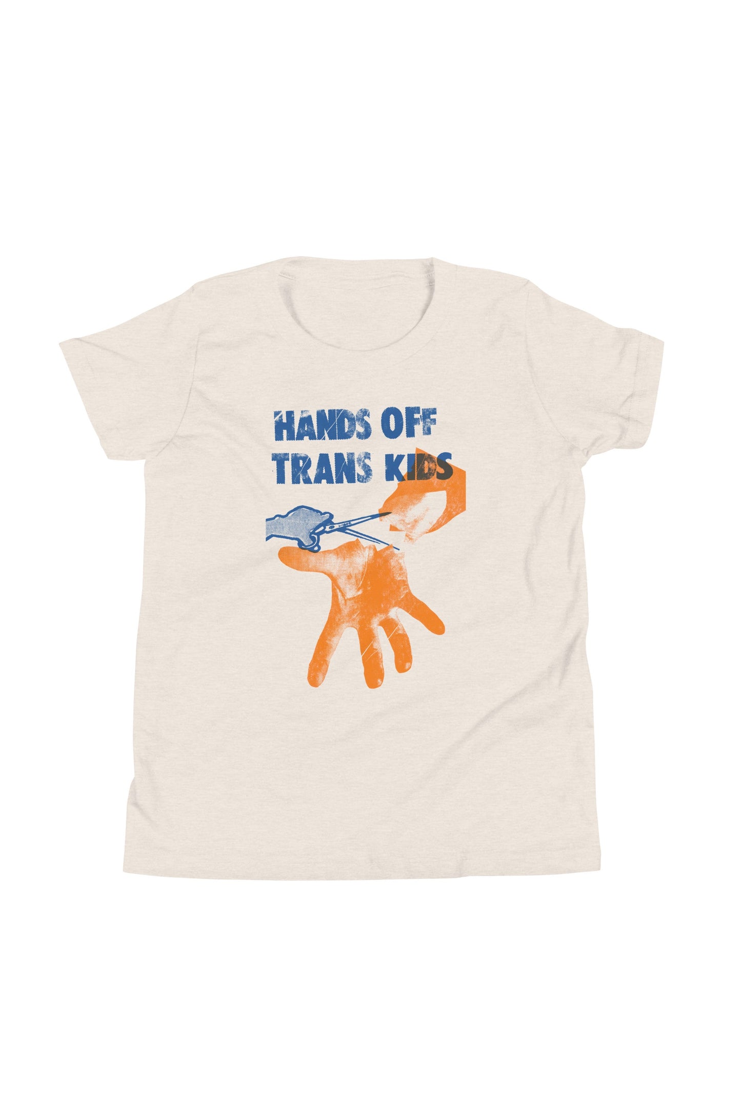 Hands Off Trans Kids Youth T-Shirt Josh MacPhee
