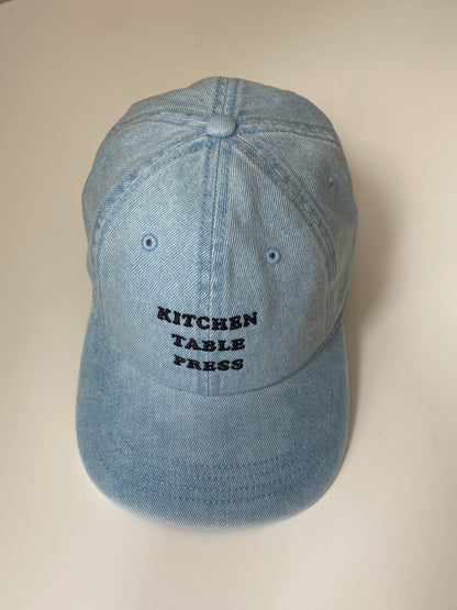 Kitchen Table Press Denim Hat — One Size Sample Sale