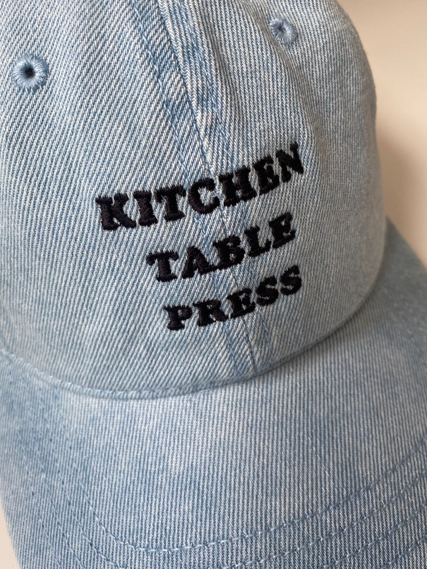 Kitchen Table Press Denim Hat — One Size Sample Sale