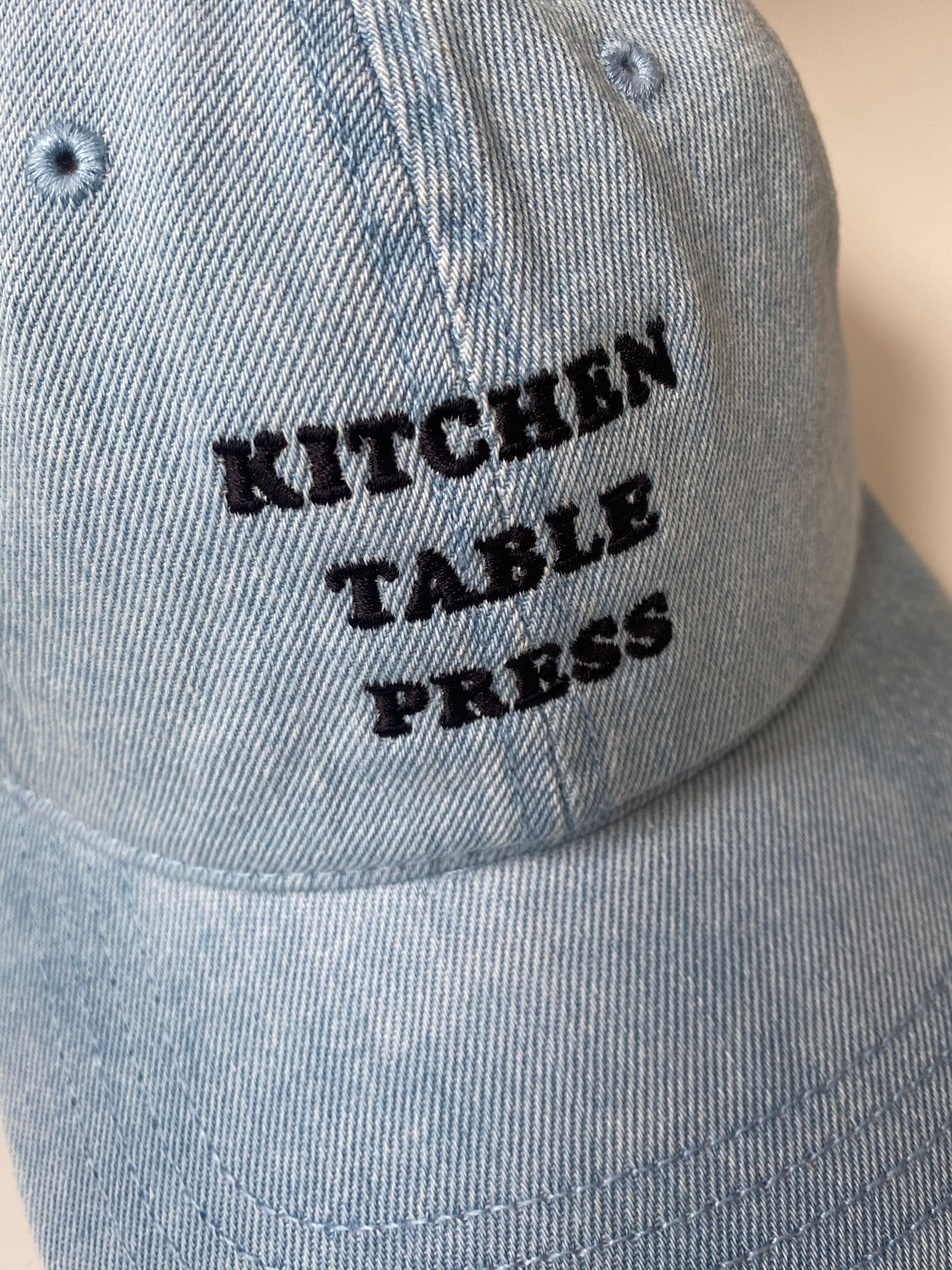 Kitchen Table Press Denim Hat — One Size Sample Sale