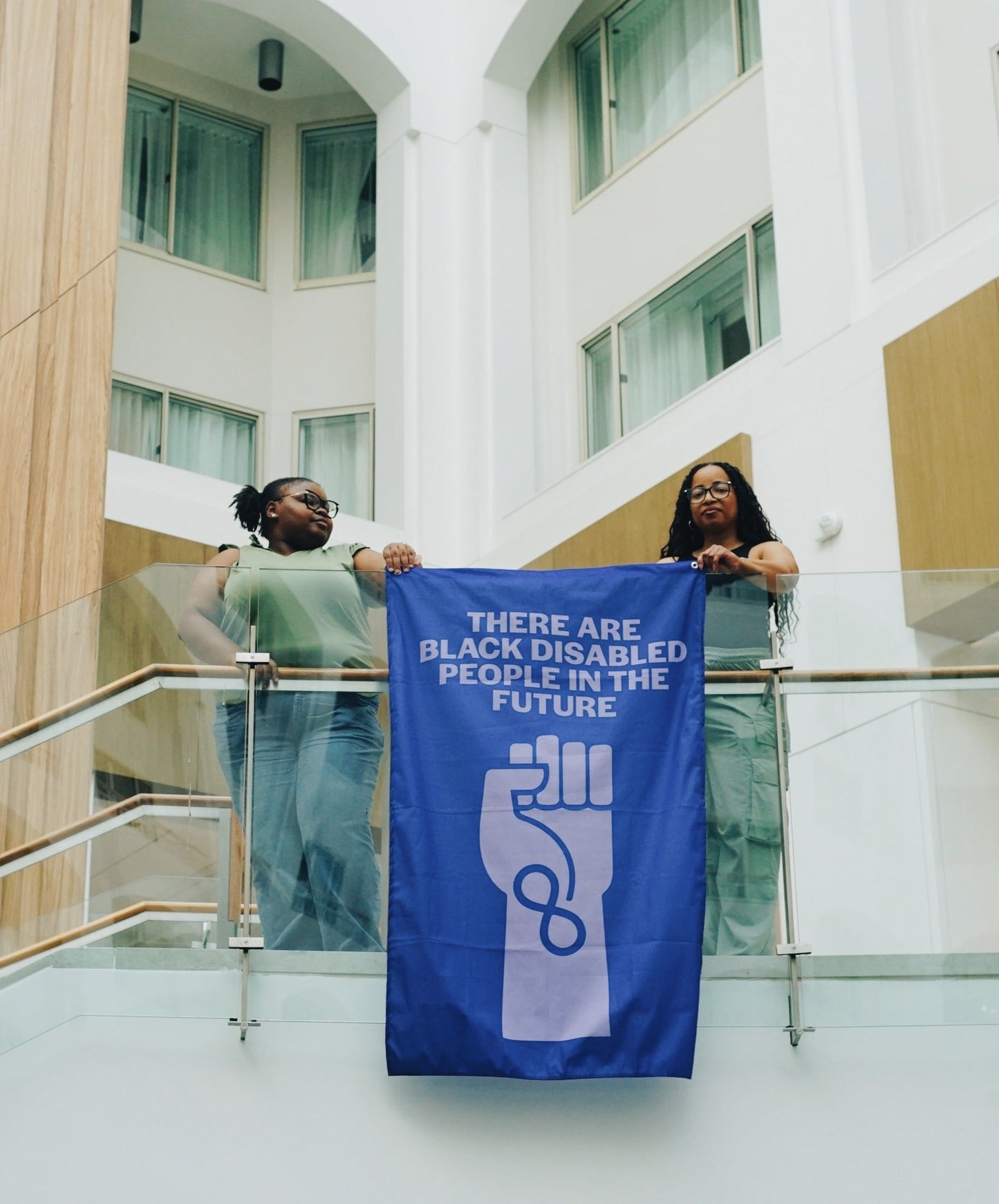 Black Disabled Futures Flag Jennifer White-Johnson