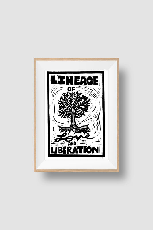 Lineage of Love and Liberation Poster Becky McIntyre