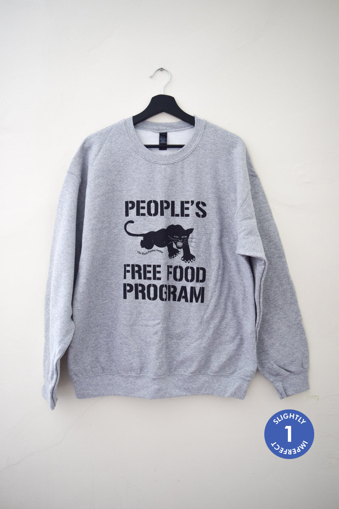 Panther's Free Food Program Sweatshirt Sample Sale