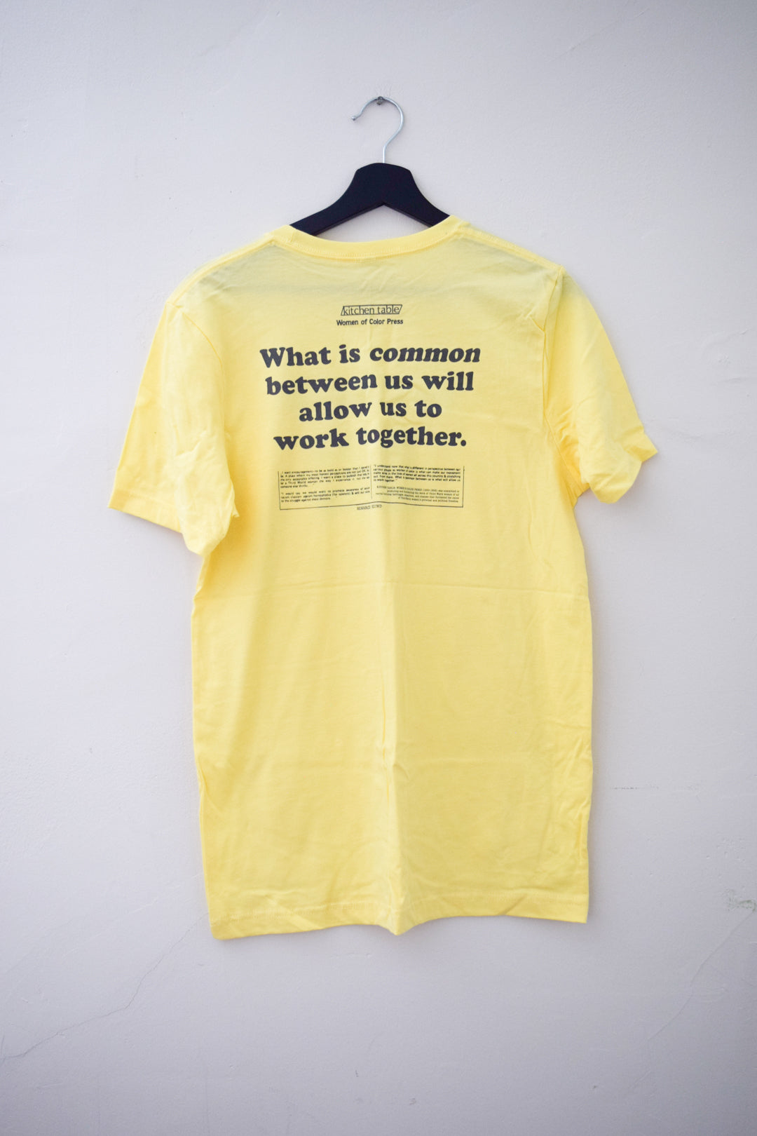 Kitchen Table Press T-Shirt Sample Sale