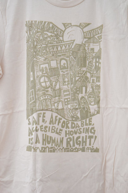 Housing is a Human Right T-Shirt Sample Sale