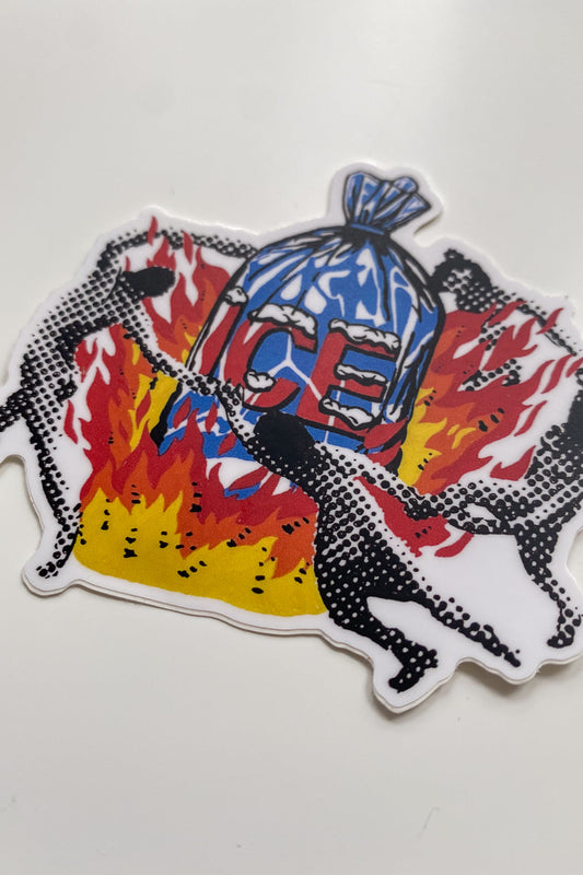 Community Melts ICE Stickers Marisa Velázquez-Rivas