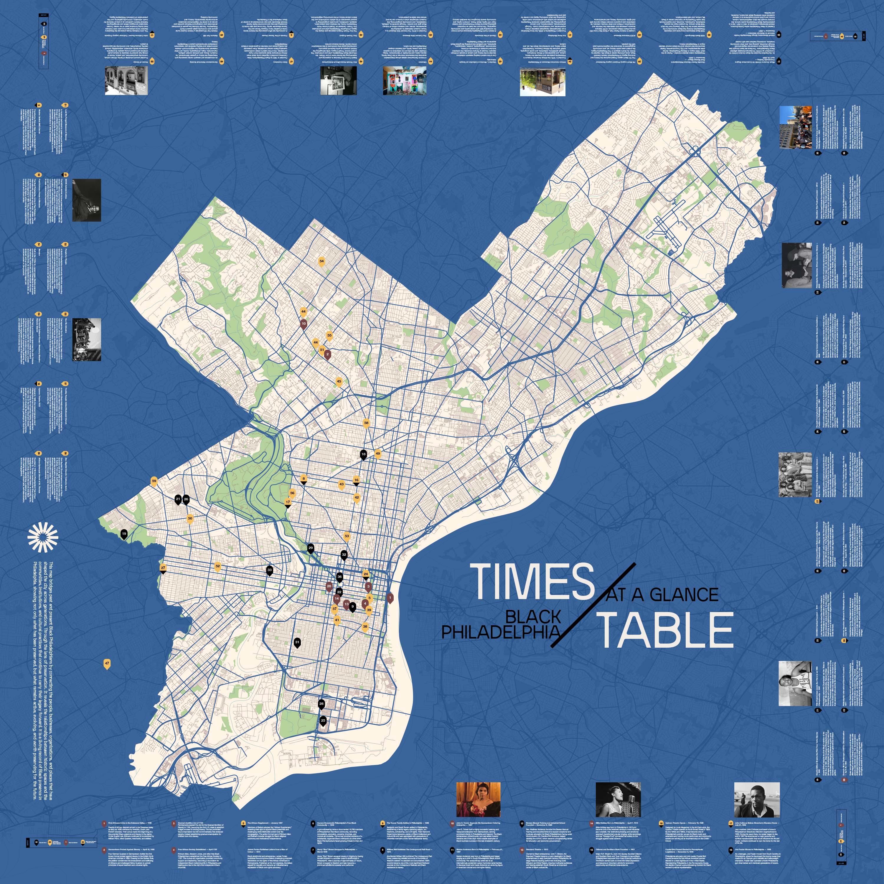 Preserving Black Presence map of Black Philadelphia
