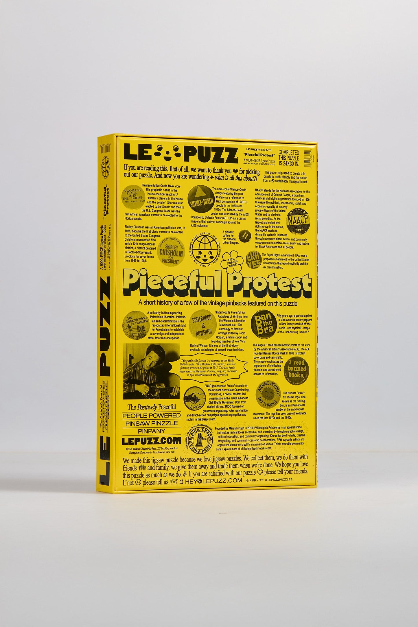 Pieceful Protest Puzzle Le Puzz
