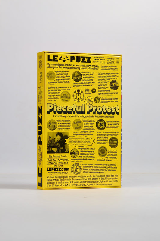 Pieceful Protest Puzzle Le Puzz