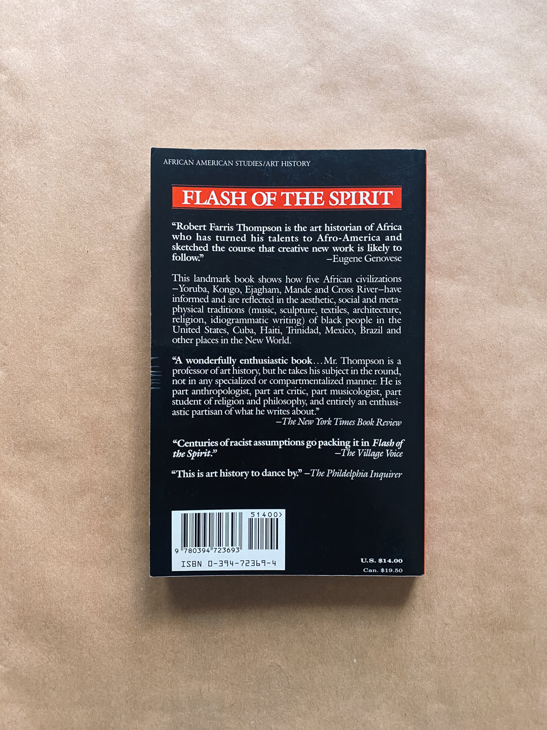 Flash of the Spirit: African & Afro-American Art & Philosophy by Robert Farris Thompson (1984) Radical Roots