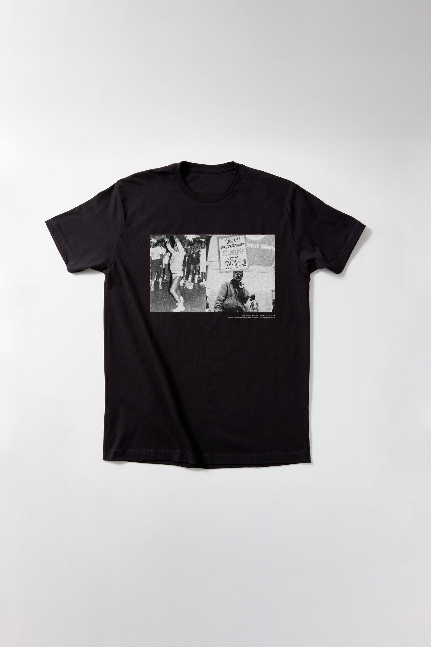 Stop Playing with Me / Against All Evil T-Shirt (PRE-ORDER) Moore Vintage Archive