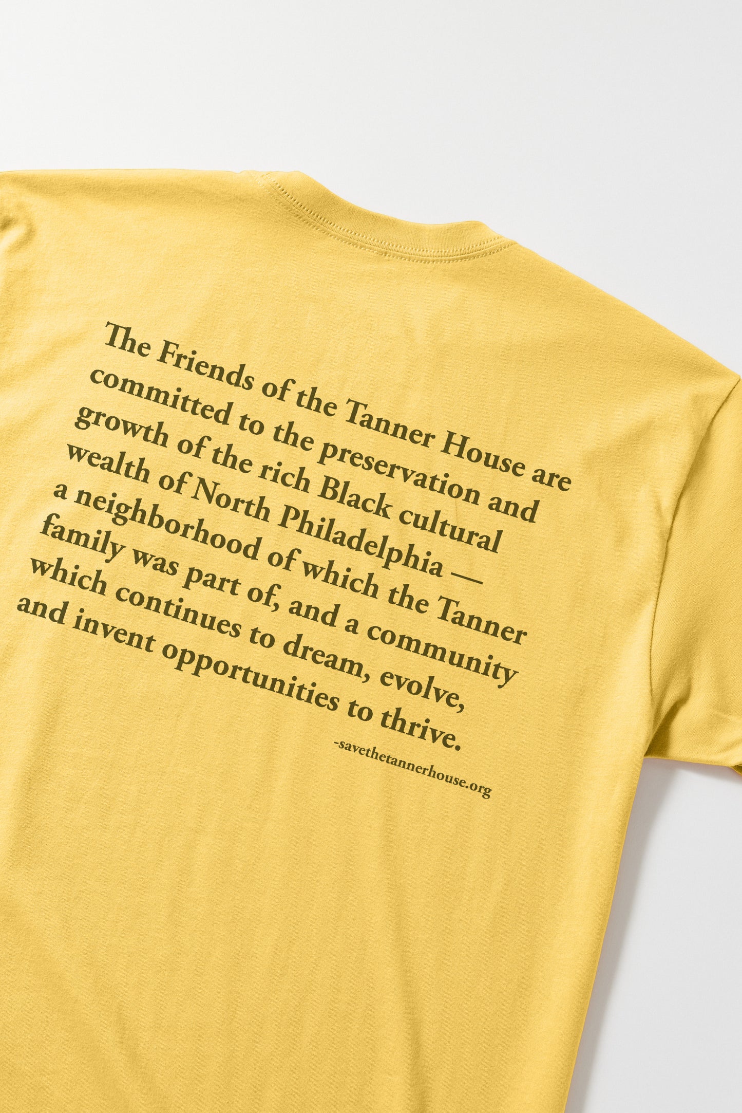 Save The Tanner House Solidarity T-Shirt Friends of the Tanner House