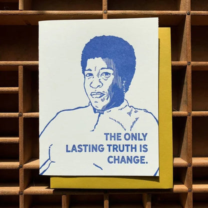 Octavia Butler Greeting Card Blackbird Letterpress