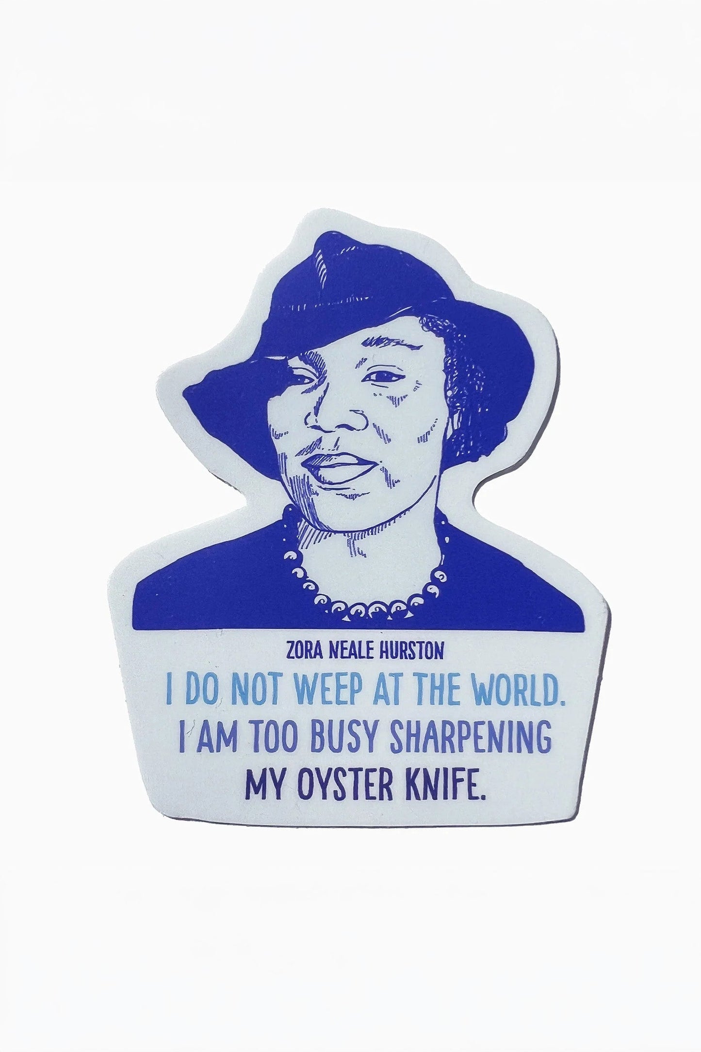 Zora Neale Hurston Sticker Blackbird Letterpress