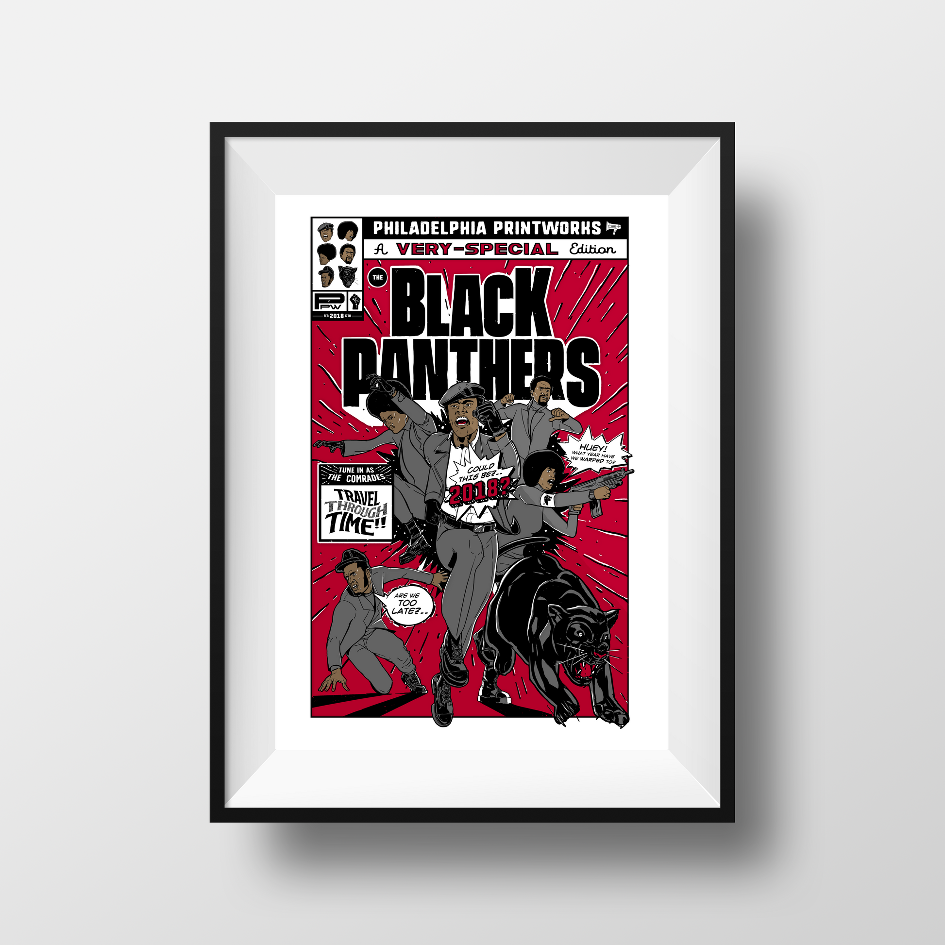 Black Panthers Comic Poster | Donte Neal